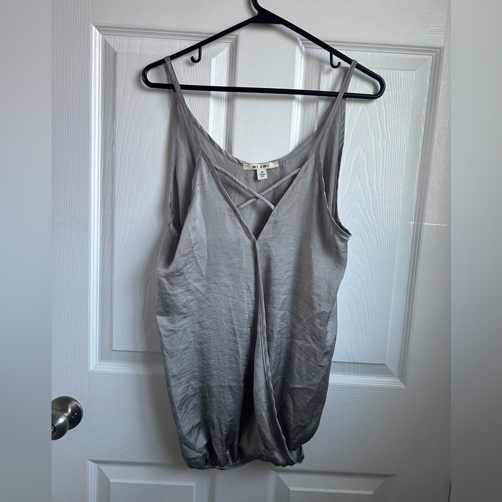 Miami Silk tank blouse
